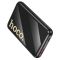 Зовнішній акумулятор HOCO Q37 Graceful 22.5W+PD20W power bank with two cables(10000mAh) Black (6942007644914)
