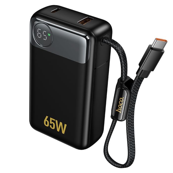 Зовнішній акумулятор HOCO Q53 Skillful PD65W power bank(12000mAh) Black (6942007672597)