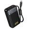 Зовнішній акумулятор HOCO Q53 Skillful PD65W power bank(12000mAh) Black (6942007672597)