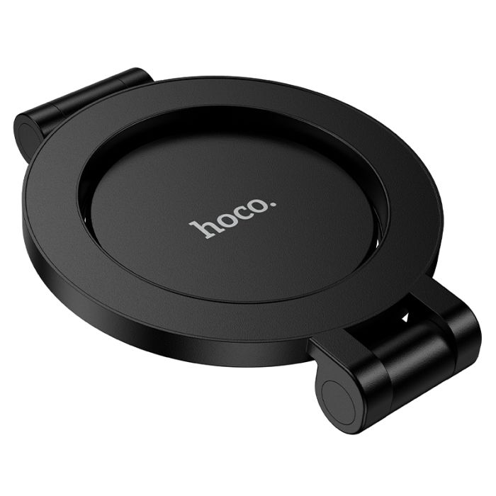 Автотримач для телефона HOCO H98 Rider folding Ring Magnetic Car holder(center console) Black (6942007673037)