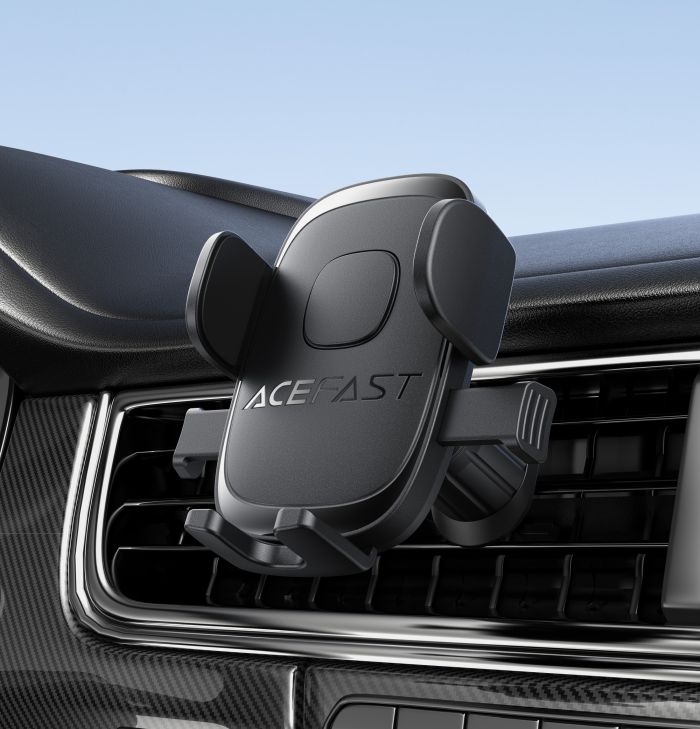 Автотримач для телефона ACEFAST D56 one-key lock car holder for air vent Black (6974316284710)