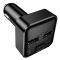 АЗП з FM-модулятором BOROFONE BC63 Selecto car BT FM transmitter Black (6941991126185)