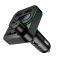 АЗП з FM-модулятором BOROFONE BC61 Ocean 45W(1A1C) car BT FM transmitter Black (6941991125126)