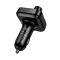 АЗП з FM-модулятором BOROFONE BC61 Ocean 45W(1A1C) car BT FM transmitter Black (6941991125126)