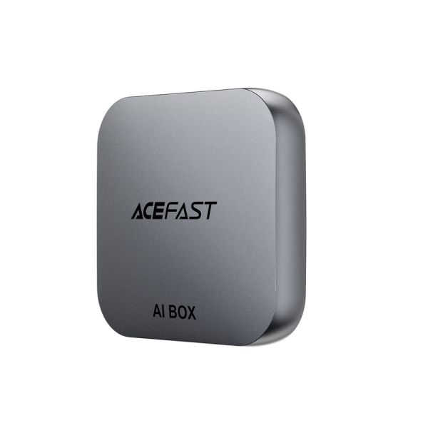 Адаптер ACEFAST QC2 AI Box CarPlay wireless adapter for car Metal Gray (6974316285830)