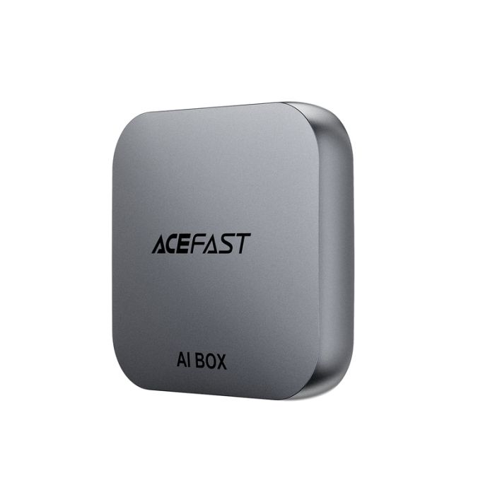 Адаптер ACEFAST QC2 AI Box CarPlay wireless adapter for car Metal Gray (6974316285830)