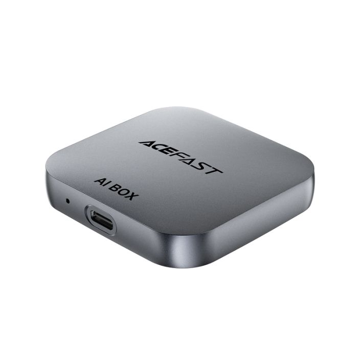 Адаптер ACEFAST QC2 AI Box CarPlay wireless adapter for car Metal Gray (6974316285830)