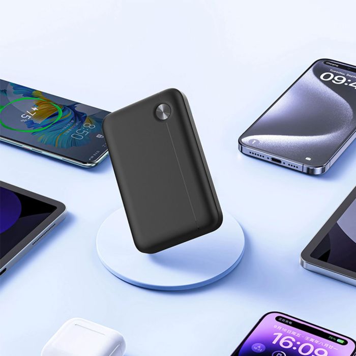 Зовнішній акумулятор WIWU 22.5W Endurance Ultra-Thin PD+QC Power Bank 10000mAh Wi-P059 Black (6977703653618)