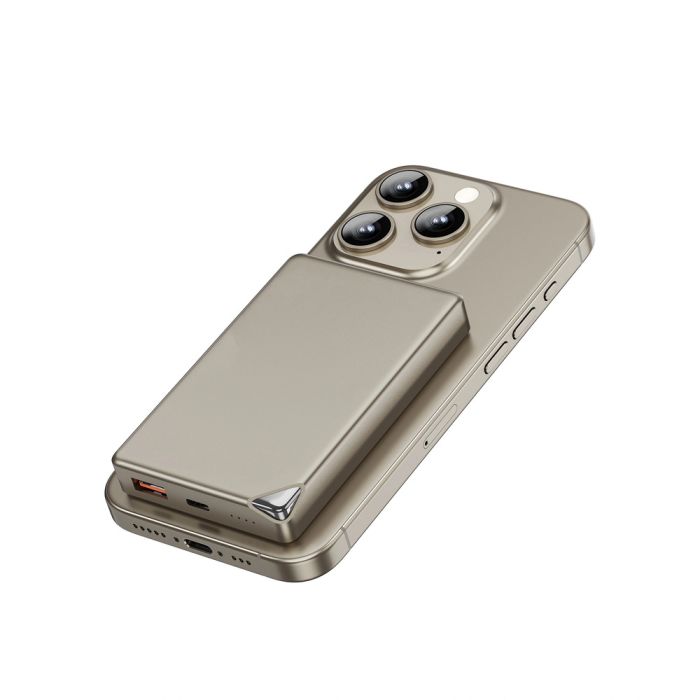 Зовнішній акумулятор WIWU Ultra-Thin Series Power Bank 10000mAh Wi-P020 (3C) Grey (6976975611630)