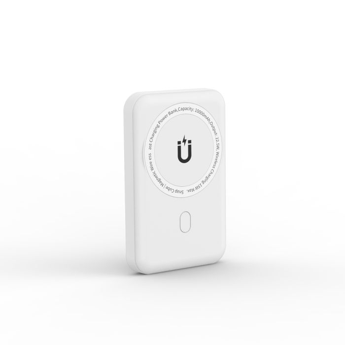 Зовнішній акумулятор WIWU Snap Cube- Magnetic Wireless Charger Power Bank  10000mAh SC1000WHT (3C) White (6973218947020)