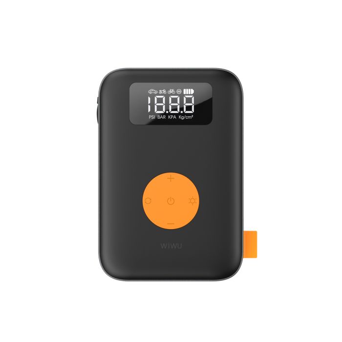 Автомобільний насос WIWU Portable Cordless Tire inflator Wi-Ai003 Black (6977703650792)