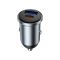 Автомобільний зарядний пристрій WIWU 35W Nano Lite A+C Fast Car Charger Wi-CC030 Gray (6977703656060)