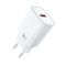 Мережевий зарядний пристрій WIWU 18W Essen GaN Fast Charger Wi-G006 EU White (6977703654790)