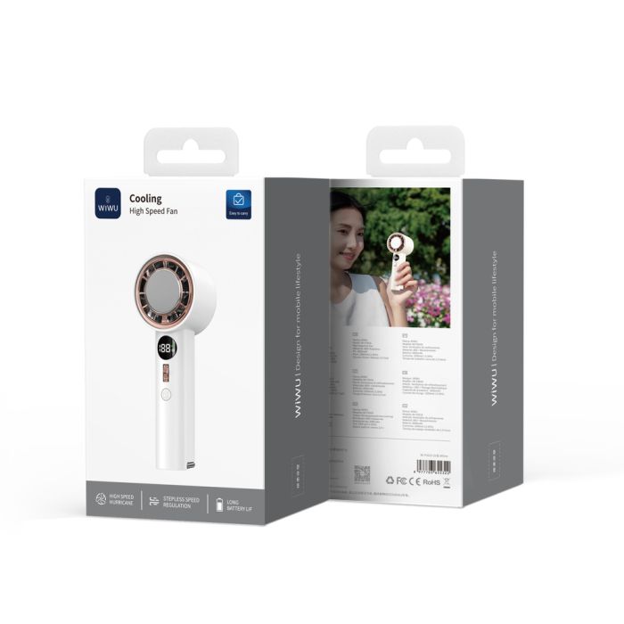 Вентилятор WIWU Cooling High Speed Fan Wi-FS016 White (6977703655322)