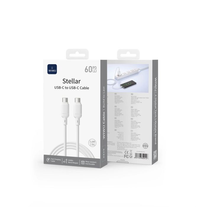 Кабель WIWU Stellar Series Cable C-C
Wi-C090 1M (6977703659412)