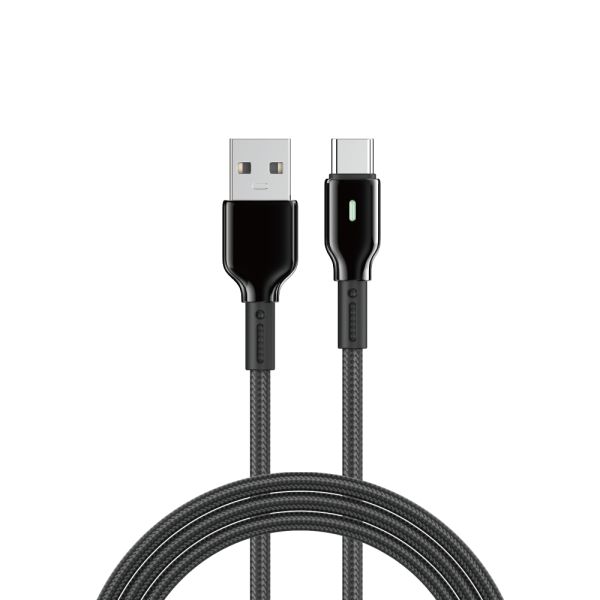 Кабель WIWU 27W Duralink Series Nylon Braided Cable Wi-C073 A-C 1M (6977703654691)