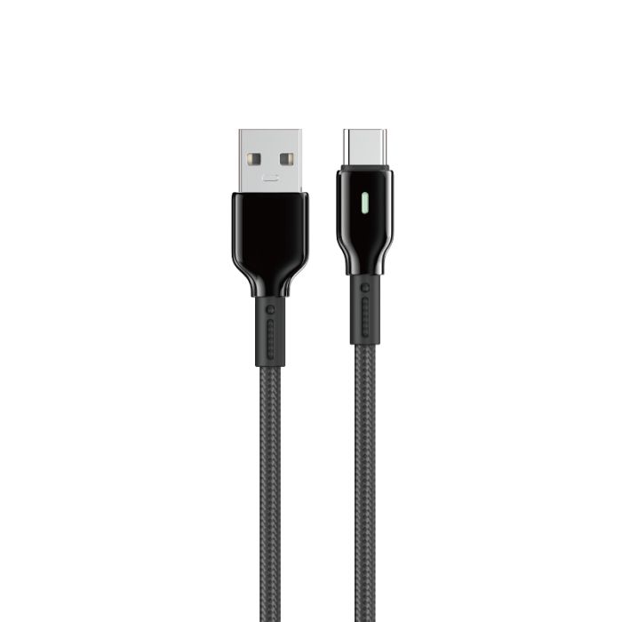 Кабель WIWU 27W Duralink Series Nylon Braided Cable Wi-C073 A-C 1M (6977703654691)