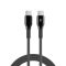 Кабель WIWU 60W Duralink Series Nylon Braided Cable 
Wi-C075 C-C 1M (6977703654714)