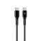 Кабель WIWU 60W Duralink Series Nylon Braided Cable 
Wi-C075 C-C 1M (6977703654714)