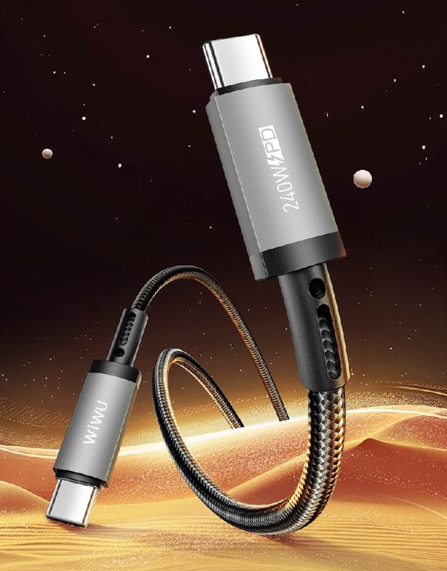 Кабель WIWU 60W Titanlink Series Charging Cable 
1M Wi-C057 C-C (6977703654264)