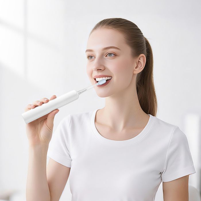 Електрична зубна щітка HOCO HP64 Acoustic wave electric toothbrush White (6942007672788)