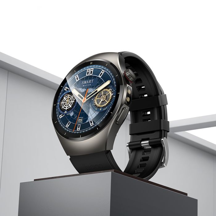 Смарт-годинник HOCO Y40 38mm. 315 mAh. IP68  Smart watch(call version) Black (6942007672078)