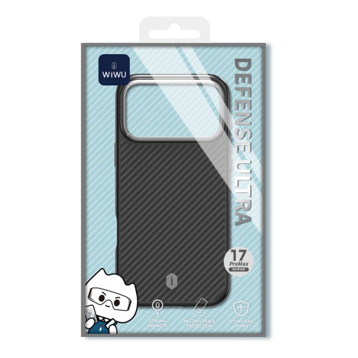 Чохол WIWU Defense Ultra DCC-205 for iP17 Pro 6.3 Black (6977703658392)