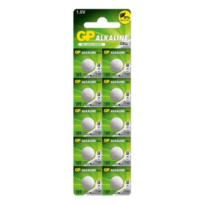 Батарейка GP 189/LR54/AG10 Alkaline (10шт) (4891199015519)