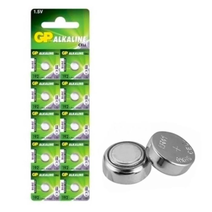 Батарейка GP 192/LR41/AG3 Alkaline (10шт) (4891199015533)