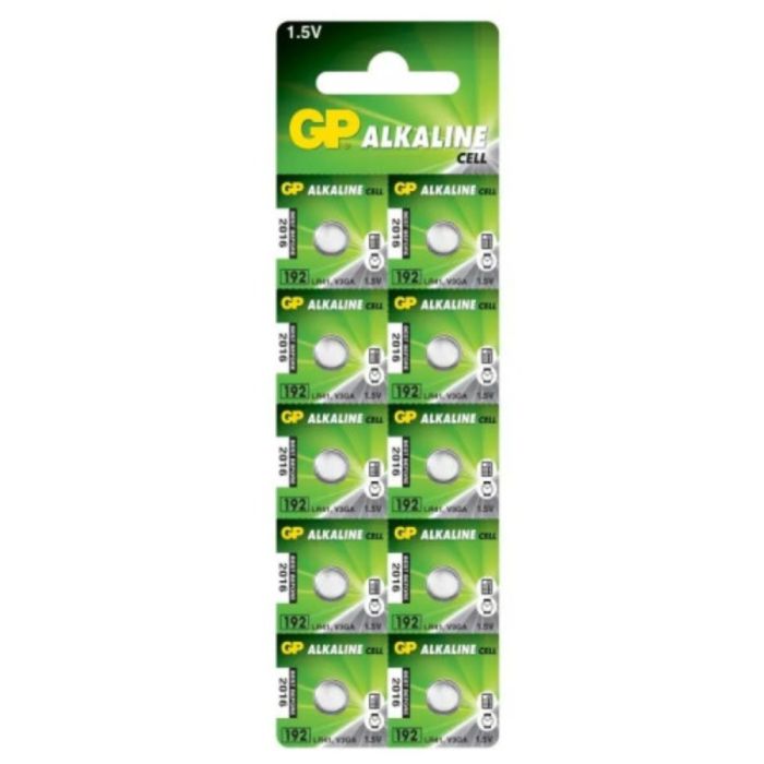 Батарейка GP 192/LR41/AG3 Alkaline (10шт) (4891199015533)