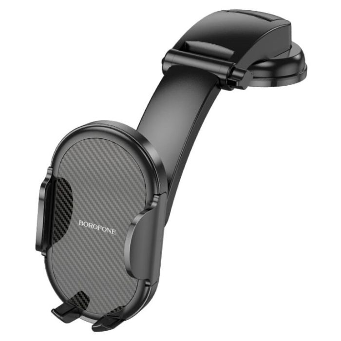 Автотримач для телефона BOROFONE BH73 Charm press type center console car holder Black (6974443386318)