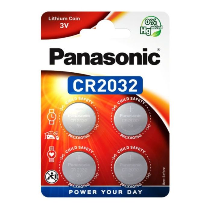 Батарейка Panasonic CR2032 (4шт) (5410853058663)