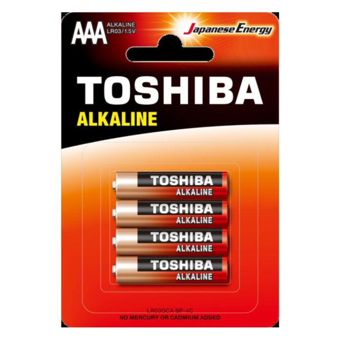 Батарейка Toshiba LR3 Red Alkaline (4шт) (4904530594922)