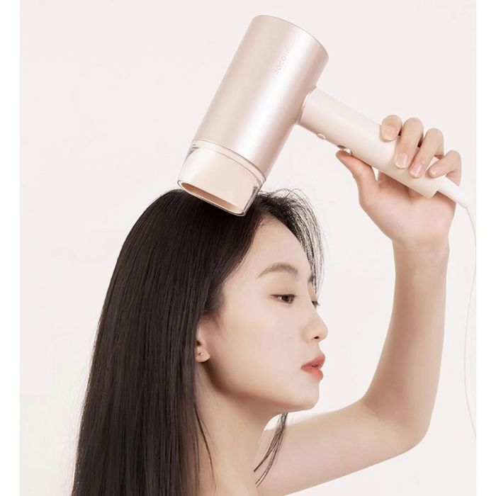 Фен Xiaomi Doco negative ion hair dryer soft and fast dry hair care Pink (Китайська вилка) (AN002P)