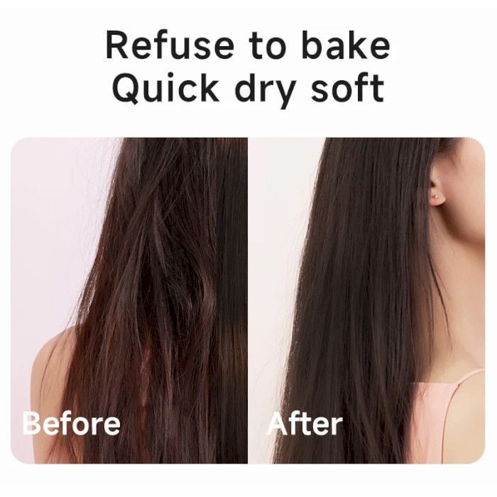 Фен Xiaomi Doco negative ion hair dryer soft and fast dry hair care Pink (Китайська вилка) (AN002P)