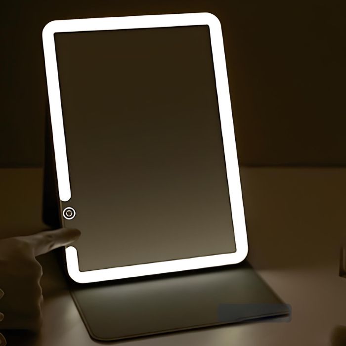 Дзеркало для макіяжу Xiaomi DOCO 11 " Daylight Portable Flat Mirror Pro Pink (FM008P)