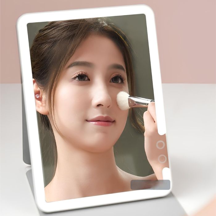 Дзеркало для макіяжу Xiaomi DOCO 11 " Daylight Portable Flat Mirror Pro Pink (FM008P)