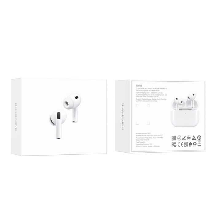 Бездротові навушники TWS BOROFONE BW98 White (6941991126536)