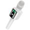 Портативна колонка-мікрофон HOCO L24 Shine karaoke microphone, 5W, White (6942007673778)