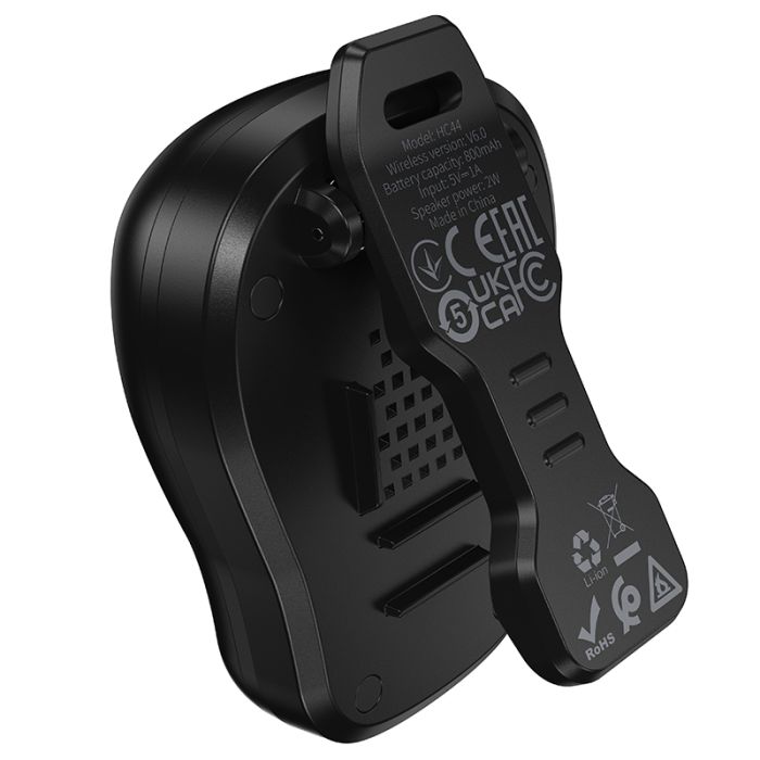 Портативна колонка HOCO HC44 Star wearable BT speaker, 2W, Black (6942007673730)