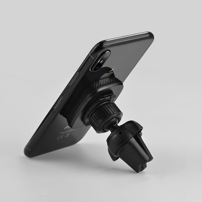 Автотримач для телефона HOCO CA23 Lotto series magnetic air outlet holder Black (6957531065586)
