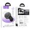 Автотримач для телефона з БЗП HOCO HW35 Power electric magnetic wireless fast charging car holder(air outlet) Black (6942007660792)
