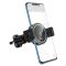 Автотримач для телефона з БЗП HOCO HW35 Power electric magnetic wireless fast charging car holder(air outlet) Black (6942007660792)