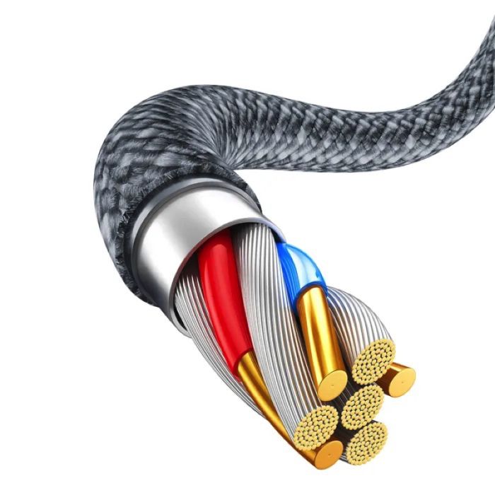 Кабель Baseus Dynamic Series Fast Charging Data Cable USB to iP 2.4A 1m Slate Gray (CALD000416)