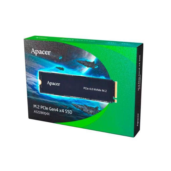 Накопичувач SSD M.2 Apacer AS2280Q4X 1TB 2280 PCIe 3.0x4 NVMe 3D NAND Read/Write: 5000/4400 MB/sec (AP1TBAS2280Q4X-1)