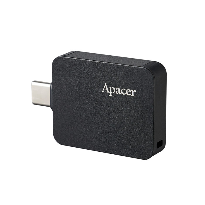 Портативний SSD Apacer AS714 512GB USB 3.2 Gen.2 Read/Write 1000MB/s Black (AP512GAS714B-1)