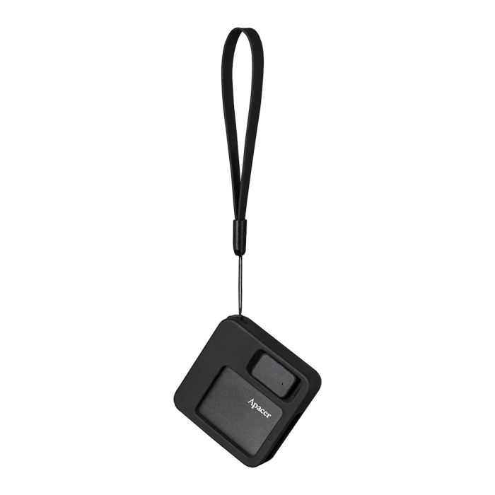 Портативний SSD Apacer AS714 512GB USB 3.2 Gen.2 Read/Write 1000MB/s Black (AP512GAS714B-1)
