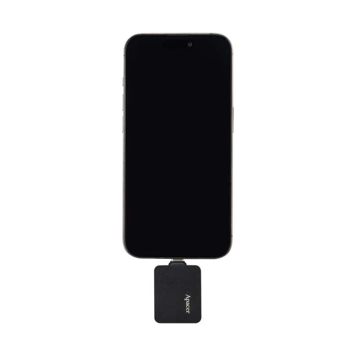 Портативний SSD Apacer AS714 512GB USB 3.2 Gen.2 Read/Write 1000MB/s Black (AP512GAS714B-1)