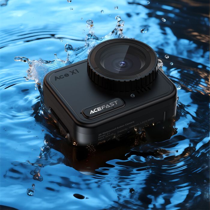 Екшн-камера ACEFAST X1 4K Waterproof Action Camera Black (6974316285816)