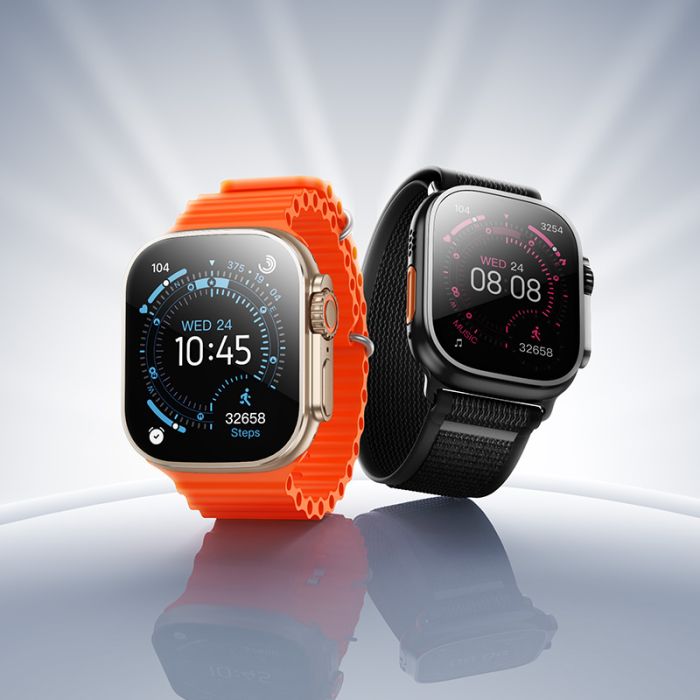 Смарт-годинник HOCO Y42 Ultra 53mm. 260 mAh. IP67 Smart watch(call version) titanium gold (6942007675307)